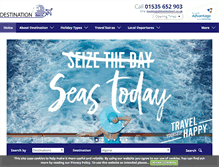 Tablet Screenshot of destination-travelagents.co.uk